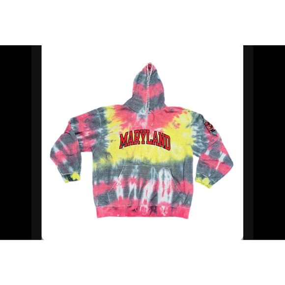 Maryland Terrapins Tie-Dye Hoodie - Picture 1 of 5